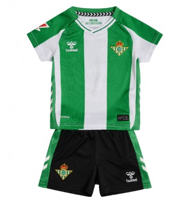 Real Betis Hjemmebanetrøje Børn 2025-26 Kortærmet (+ Korte bukser)